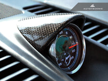 Load image into Gallery viewer, AutoTecknic PR-0003 Carbon Fiber Chrono Cover For Porsche Carrera 991