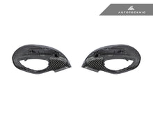 Load image into Gallery viewer, AutoTecknic PR-0005 Carbon Fiber Mirror Covers For Porsche 991 Turbo