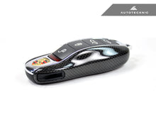 Load image into Gallery viewer, AutoTecknic PR-0006 Replacement Carbon Fiber Key Cover Porsche