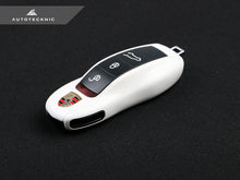 Load image into Gallery viewer, AutoTecknic PR-0006-W Replacement Carbon Fiber Key Cover For Porsche White