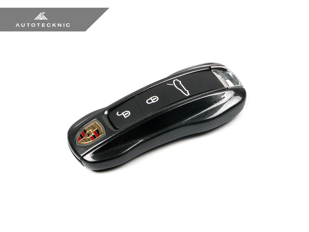 AutoTecknic PR-0009-B Painted Key Case For Porsche 17-23 Black