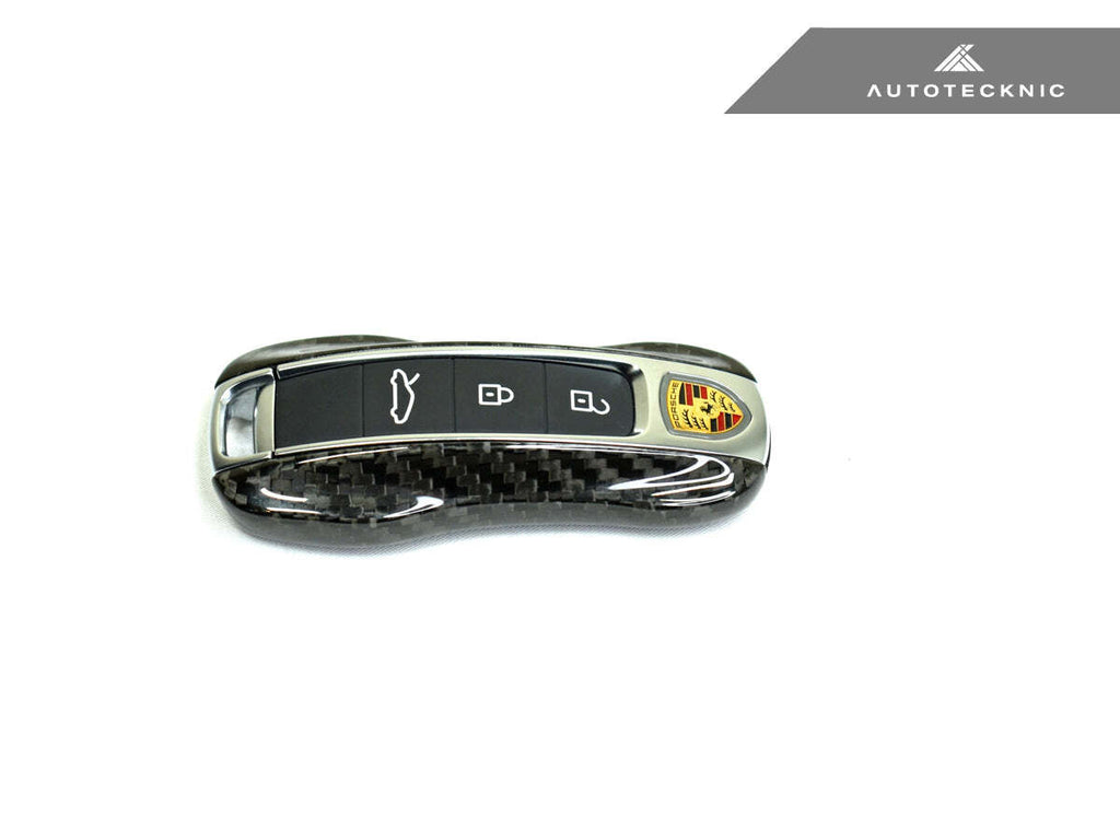 AutoTecknic Dry Carbon Key Remote Trim For 17-26 Taycan Panamera  2018 Cayenne
