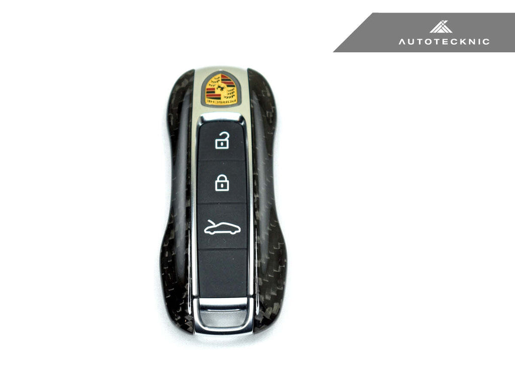 AutoTecknic Dry Carbon Key Remote Trim For 17-26 Taycan Panamera  2018 Cayenne