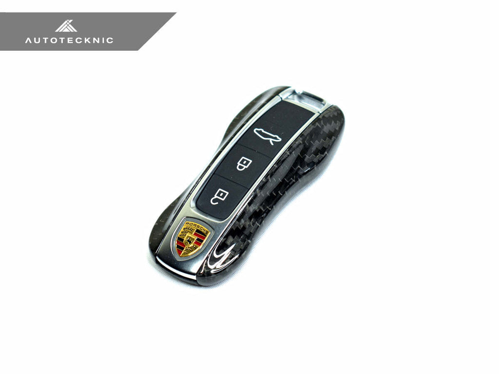 AutoTecknic Dry Carbon Key Remote Trim For 17-26 Taycan Panamera  2018 Cayenne