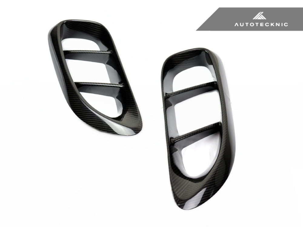 AutoTecknic PR-0012-981 Dry Carbon Side Vent Covers For Porsche Cayman