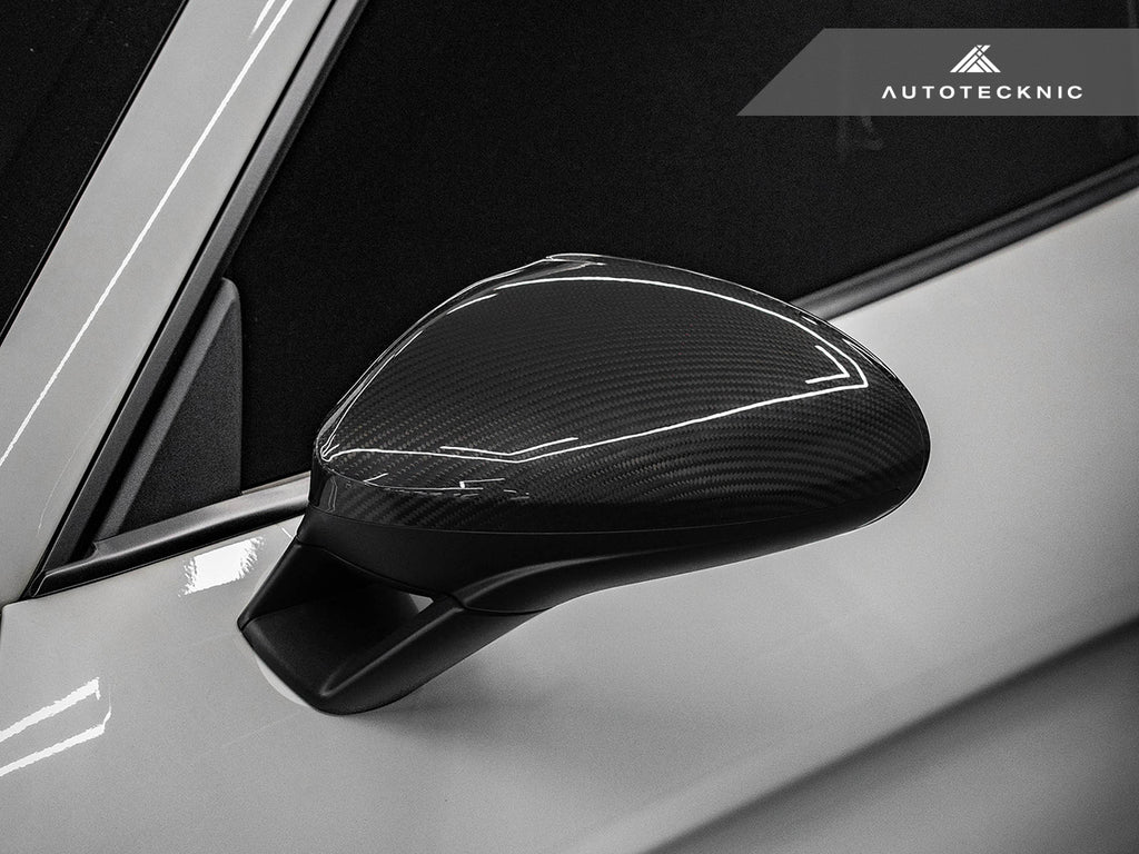 AutoTecknic PR-0024 Carbon Fiber Mirror Covers For Porsche 718 Cayman