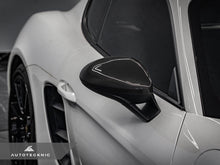 Load image into Gallery viewer, AutoTecknic PR-0024 Carbon Fiber Mirror Covers For Porsche 718 Cayman