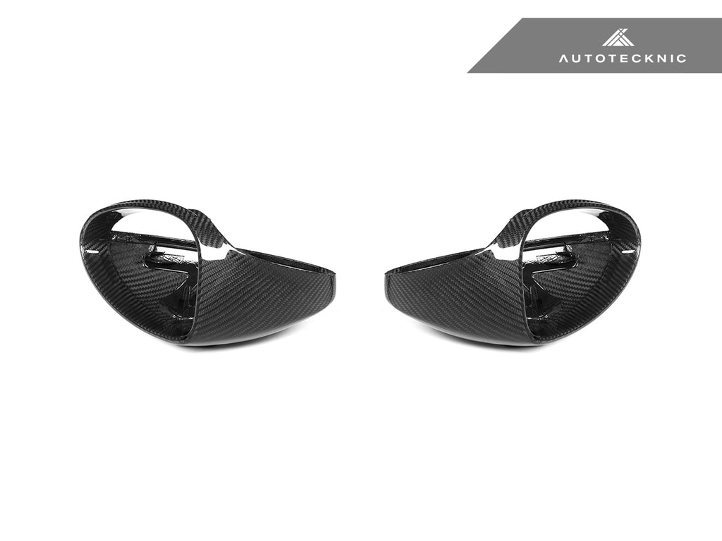 AutoTecknic PR-0024 Carbon Fiber Mirror Covers For Porsche 718 Cayman