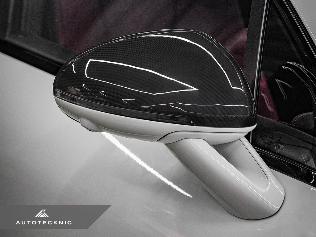 AutoTecknic PR-0027 Replacement Dry Carbon Mirror Covers For Porsche 95B Macan