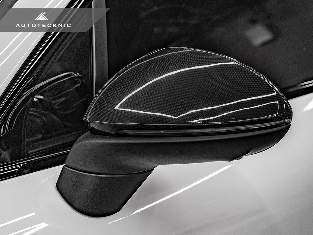 AutoTecknic PR-0030 Replacement Dry Carbon Mirror Covers For Porsche 9Y0 Cayenne