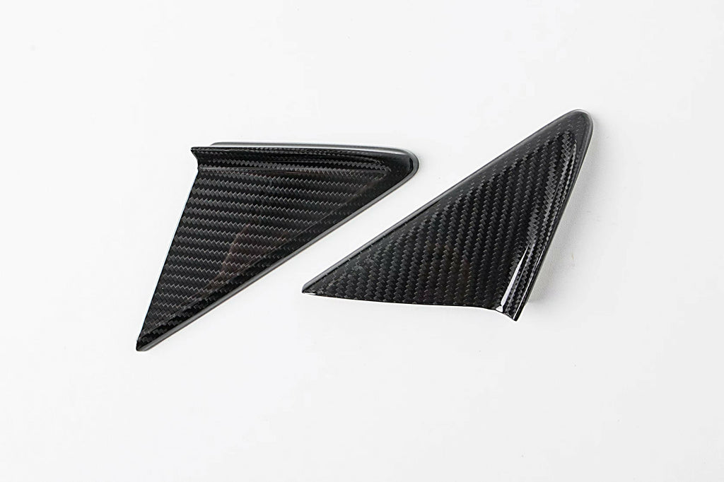 AutoTecknic PR-0040 Dry Carbon Side Mirror Wind Deflector Set For Porsche 991