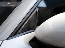 Load image into Gallery viewer, AutoTecknic PR-0040 Dry Carbon Side Mirror Wind Deflector Set For Porsche 991