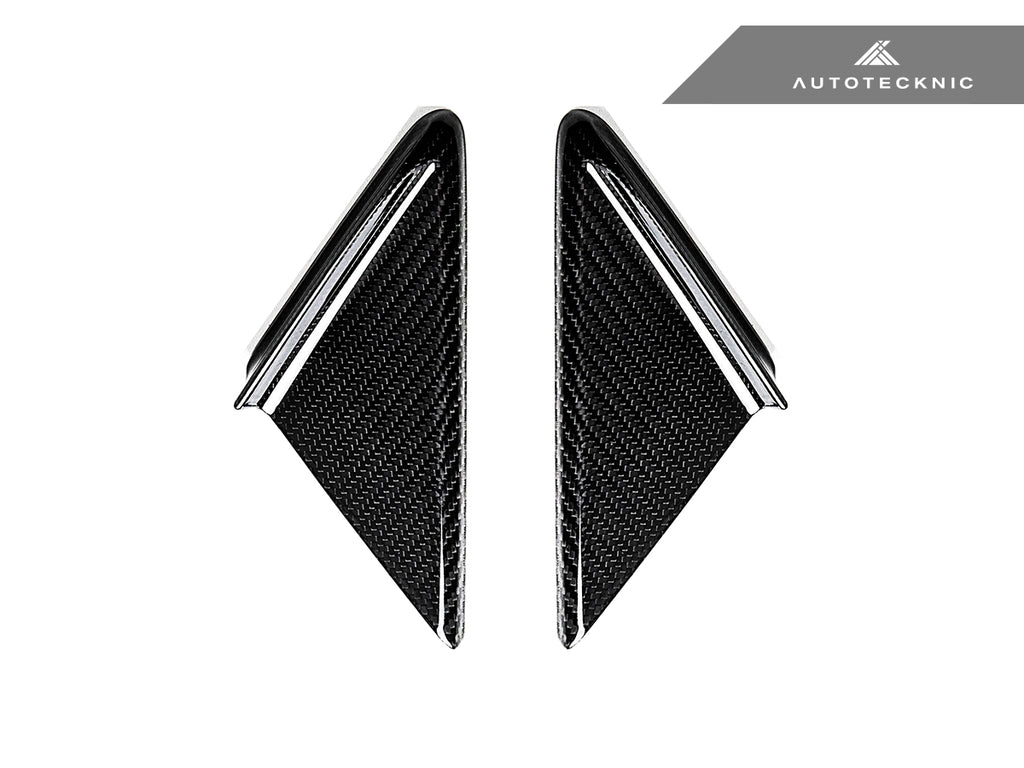 AutoTecknic PR-0040 Dry Carbon Side Mirror Wind Deflector Set For Porsche 991