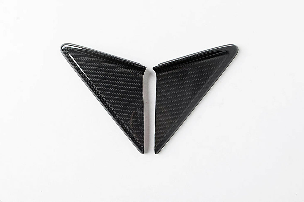 AutoTecknic PR-0040 Dry Carbon Side Mirror Wind Deflector Set For Porsche 991