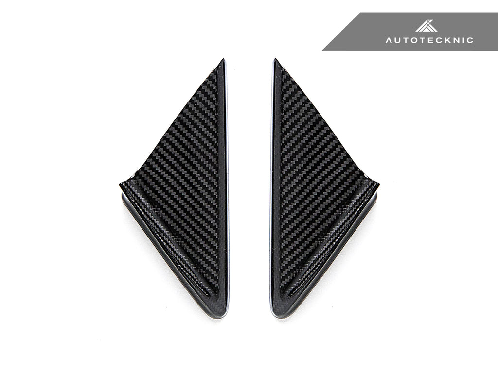 AutoTecknic PR-0040 Dry Carbon Side Mirror Wind Deflector Set For Porsche 991