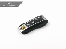 Load image into Gallery viewer, AutoTecknic PR-0042 Black Leather Key Remote Trim Porsche