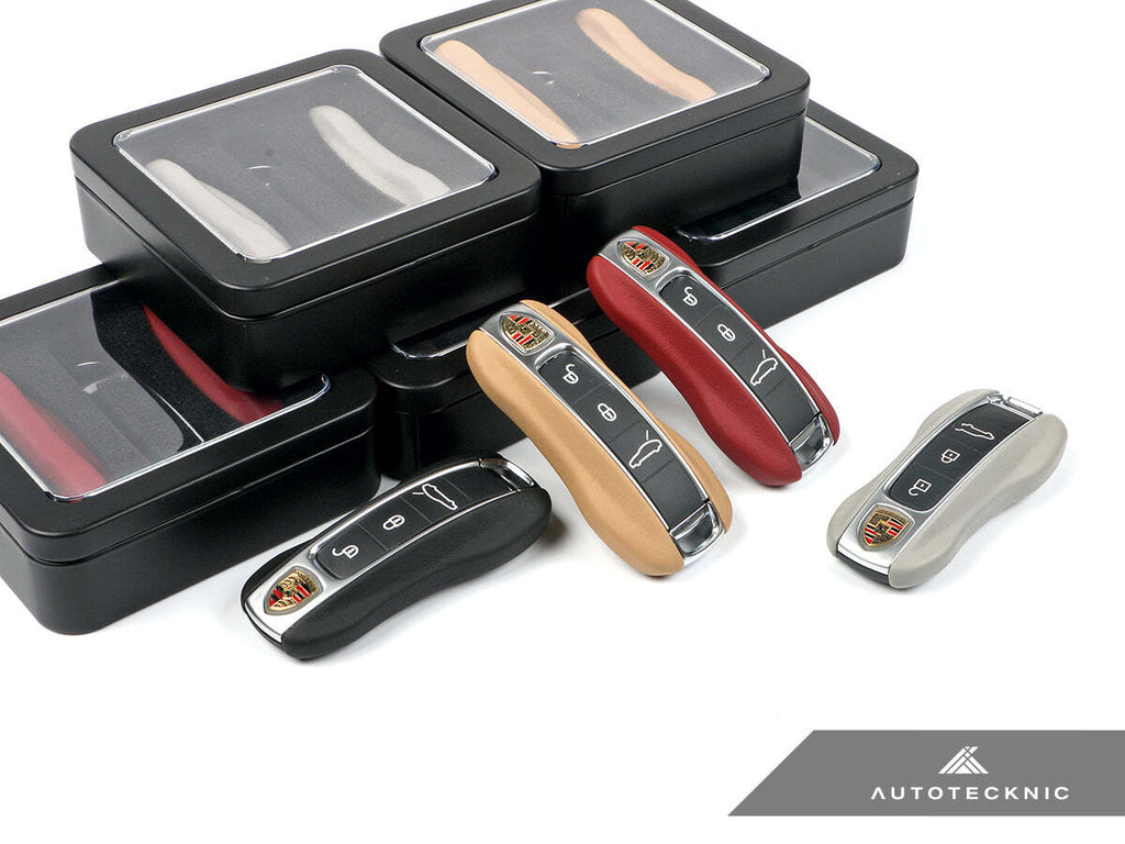 AutoTecknic PR-0042-G1 Leather Key Remote Trim For Porsche