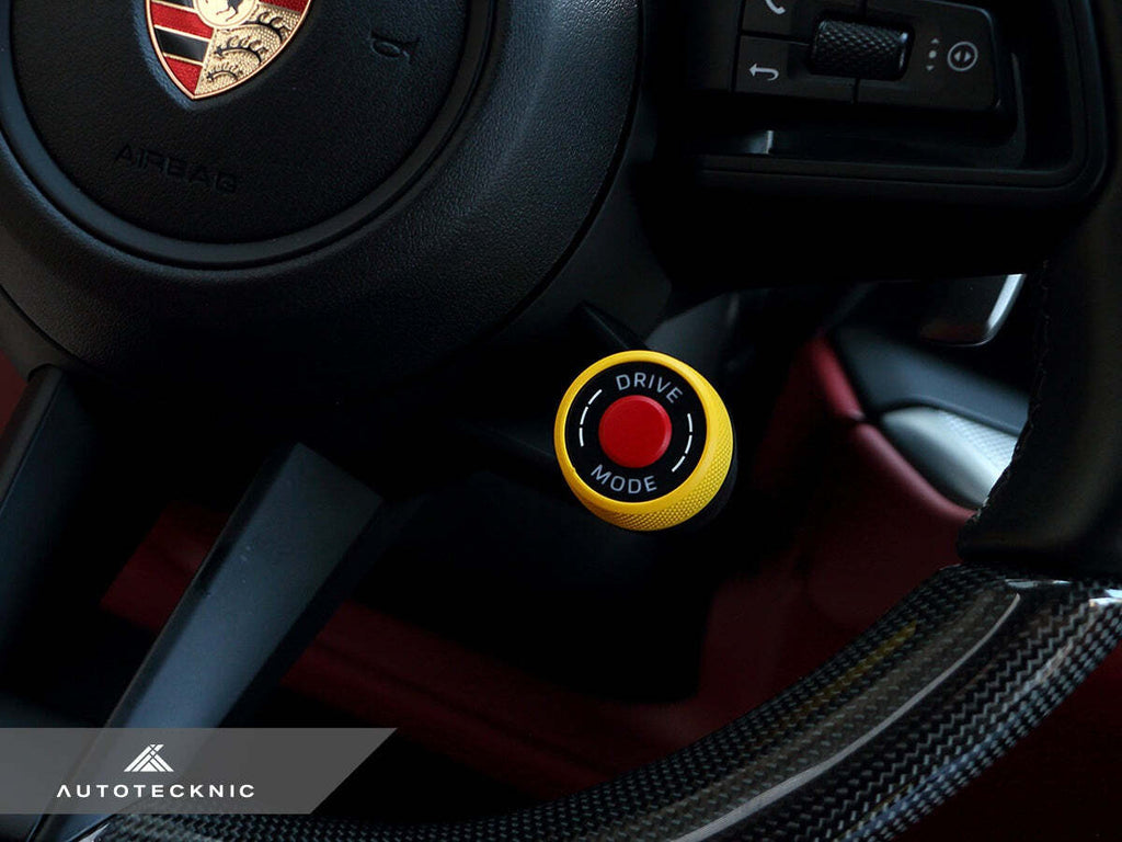 AutoTecknic PR-0051-B Painted Drive Mode Selector Switch Dial For Porsche