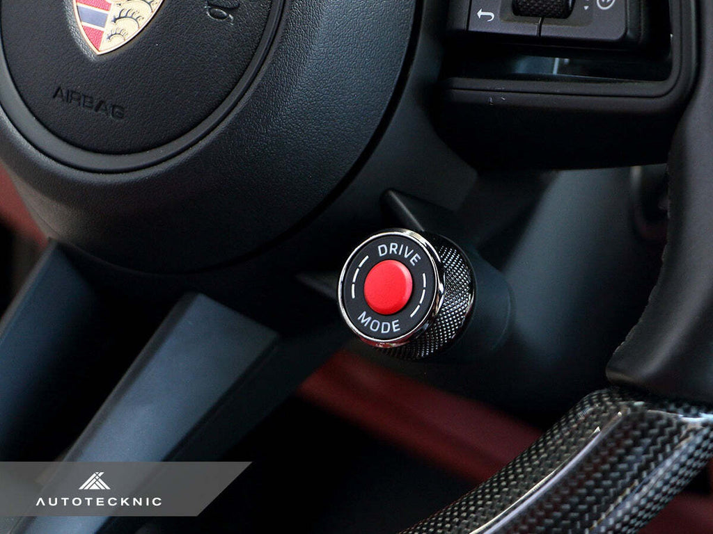 AutoTecknic PR-0051-B Painted Drive Mode Selector Switch Dial For Porsche