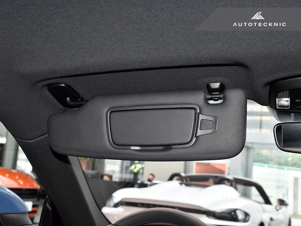 AutoTecknic PR-0053 Sun Visor Vanity Mirror Cover For Porsche 981/982/ 991