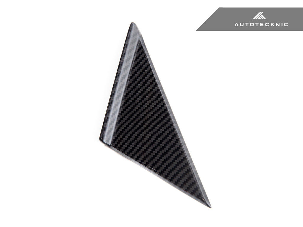 AutoTecknic TO-0057 Carbon Fiber Side Mirror Wind Deflector A90 Supra 20-23