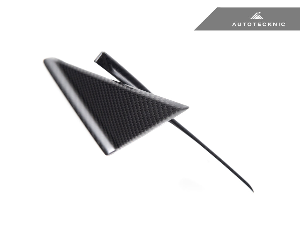 AutoTecknic TO-0057 Carbon Fiber Side Mirror Wind Deflector A90 Supra 20-23