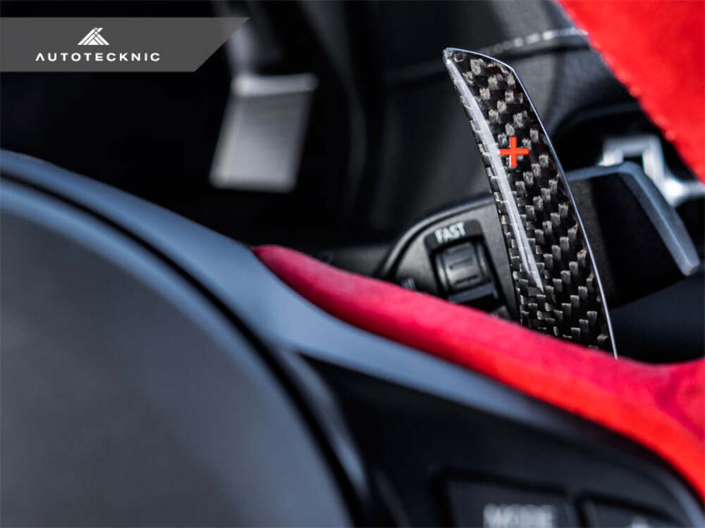 AutoTecknic Dry Carbon Battle Version Shift Paddles A90 Supra 2020 Up
