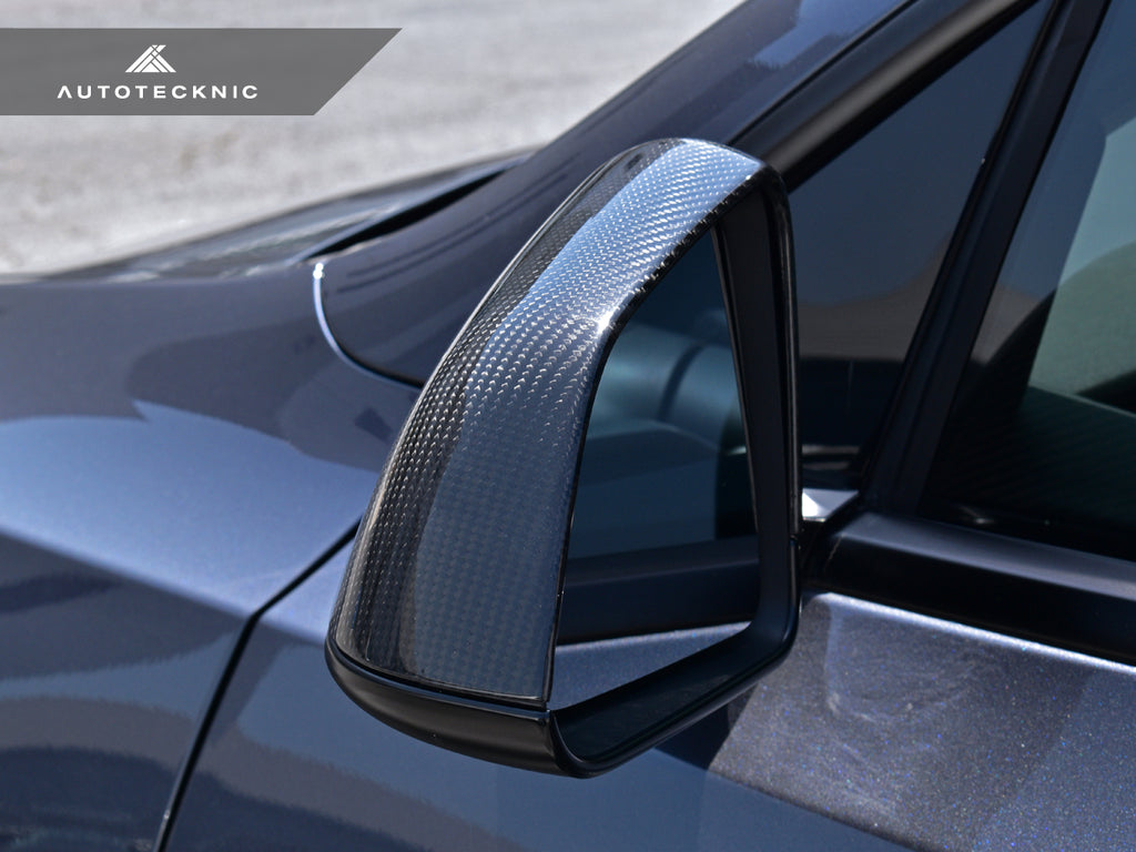 AutoTecknic TS-0004 Carbon Fiber Mirror Covers For 2020-2024 Tesla Model Y