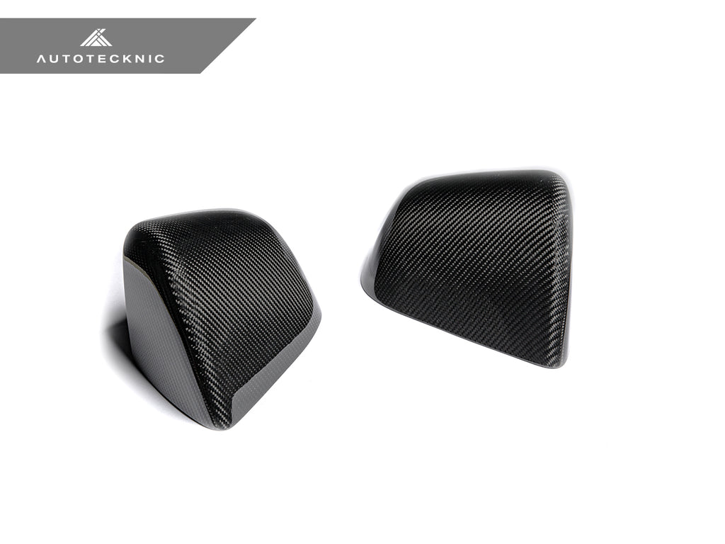 AutoTecknic TS-0004 Carbon Fiber Mirror Covers For 2020-2024 Tesla Model Y