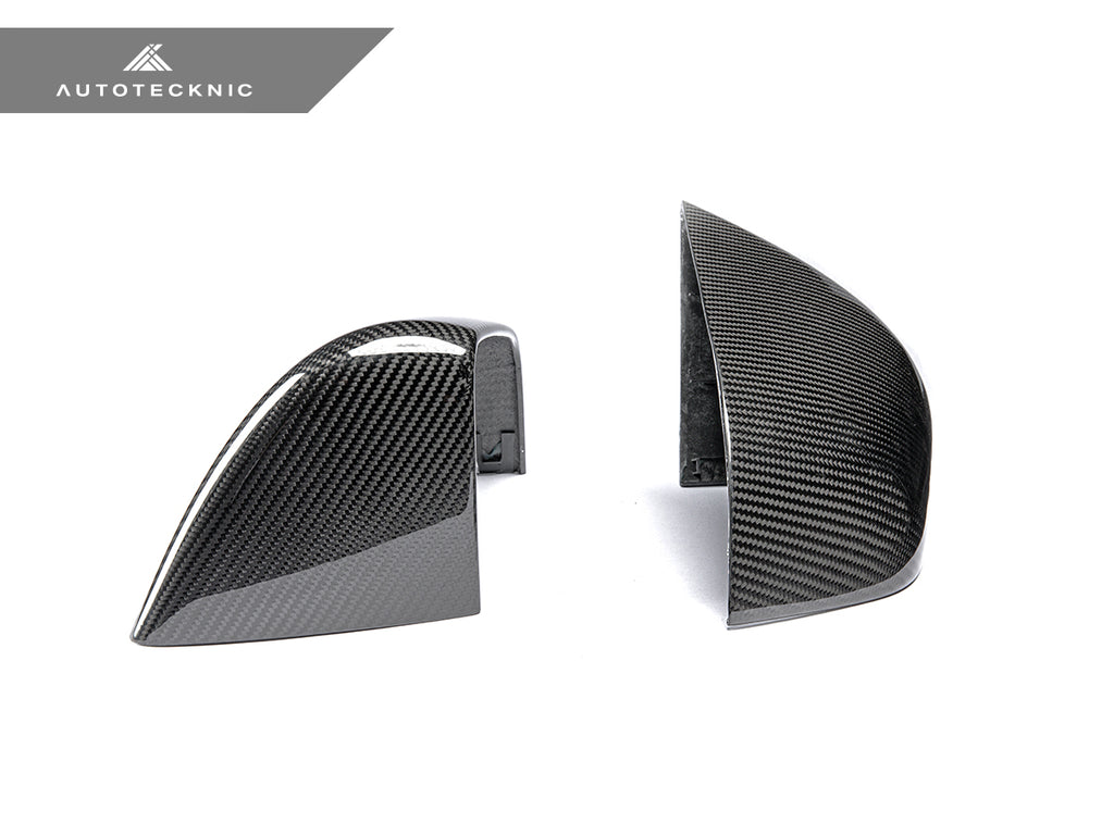 AutoTecknic TS-0004 Carbon Fiber Mirror Covers For 2020-2024 Tesla Model Y