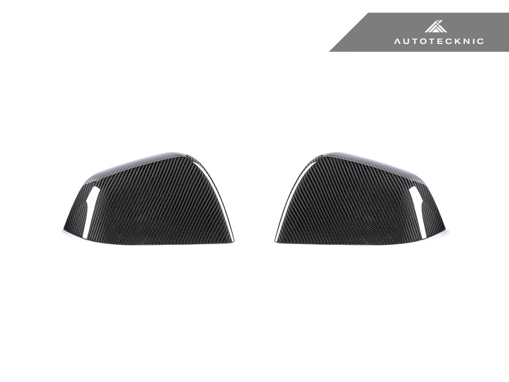 AutoTecknic TS-0004 Carbon Fiber Mirror Covers For 2020-2024 Tesla Model Y