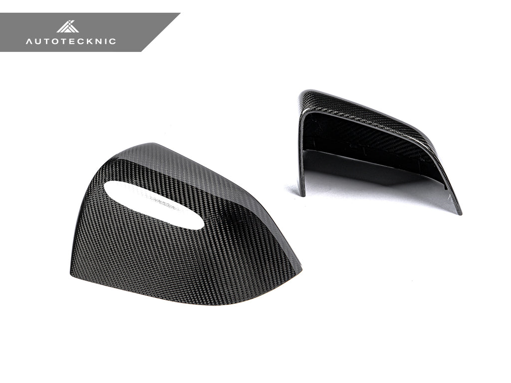 AutoTecknic TS-0004 Carbon Fiber Mirror Covers For 2020-2024 Tesla Model Y