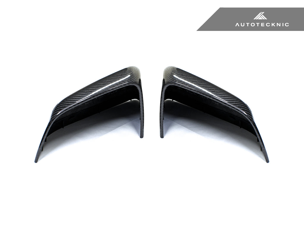 AutoTecknic TS-0004 Carbon Fiber Mirror Covers For 2020-2024 Tesla Model Y