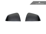 AutoTecknic TS-0004 Carbon Fiber Mirror Covers For 2020-2024 Tesla Model Y