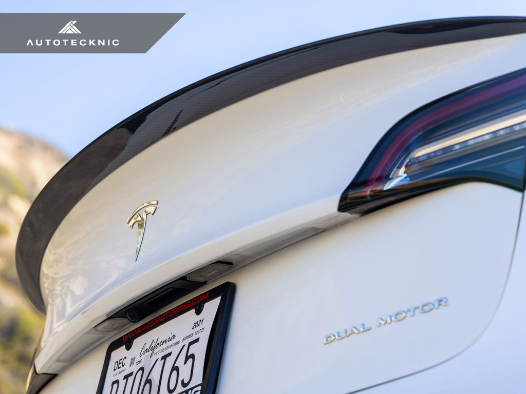 AutoTecknic TS-0005 Performance Carbon Trunk Spoiler Tesla Model 3