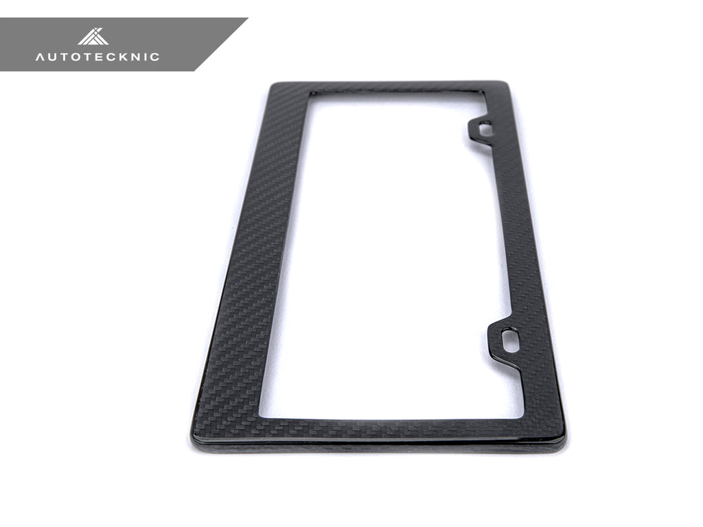 AutoTecknic UN-0007 Carbon Fiber License Plate Frame