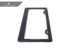 Load image into Gallery viewer, AutoTecknic UN-0007 Carbon Fiber License Plate Frame