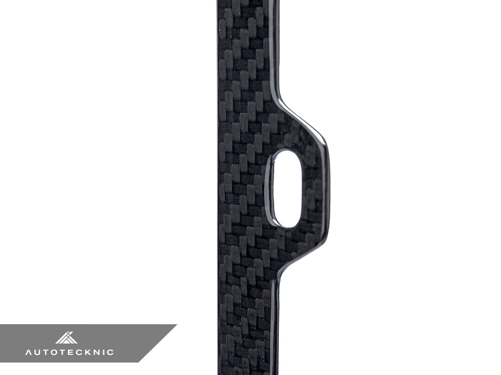 AutoTecknic UN-0007 Carbon Fiber License Plate Frame