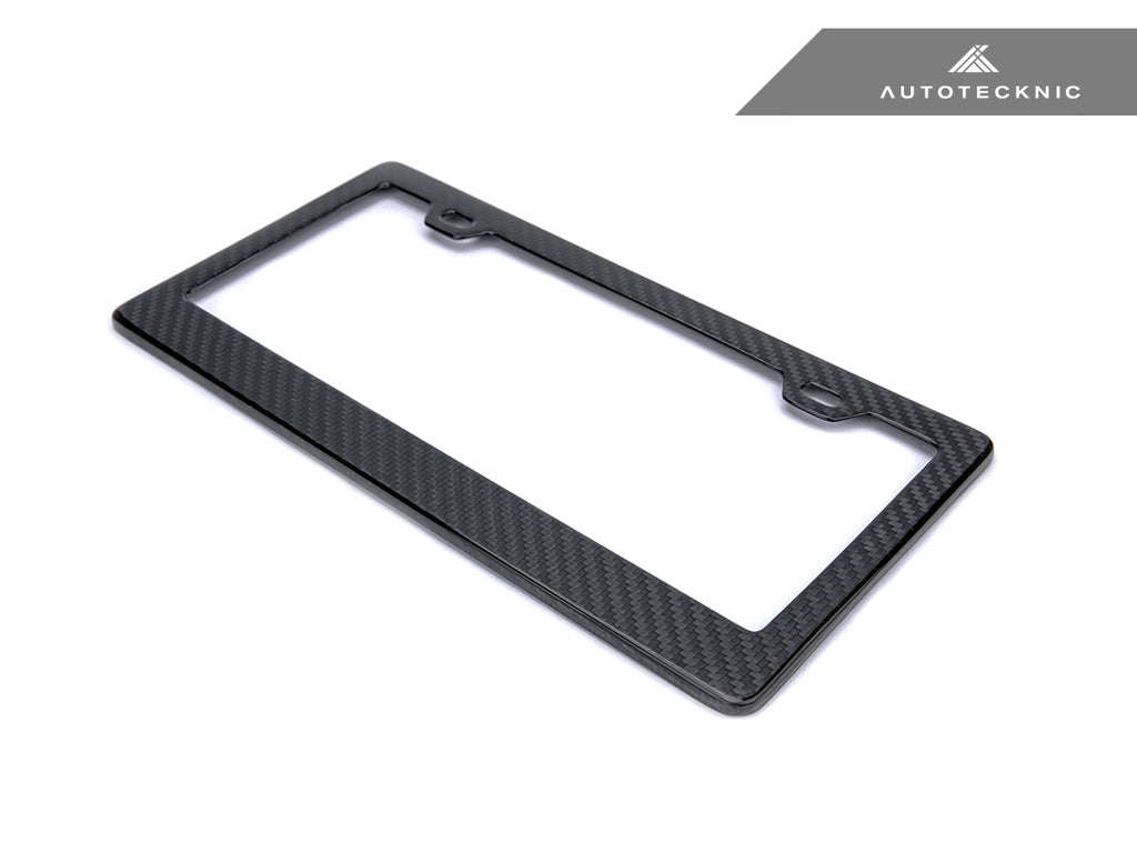 AutoTecknic UN-0007 Carbon Fiber License Plate Frame