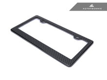 Load image into Gallery viewer, AutoTecknic UN-0007 Carbon Fiber License Plate Frame