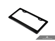 Load image into Gallery viewer, AutoTecknic UN-0007 Carbon Fiber License Plate Frame