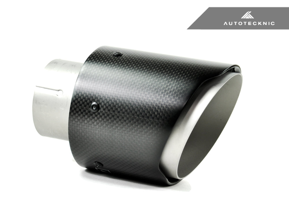 AutoTecknic UN-0008-7089 Pre-Preg Dry Carbon Fiber Exhaust Tip 70MM-89MM