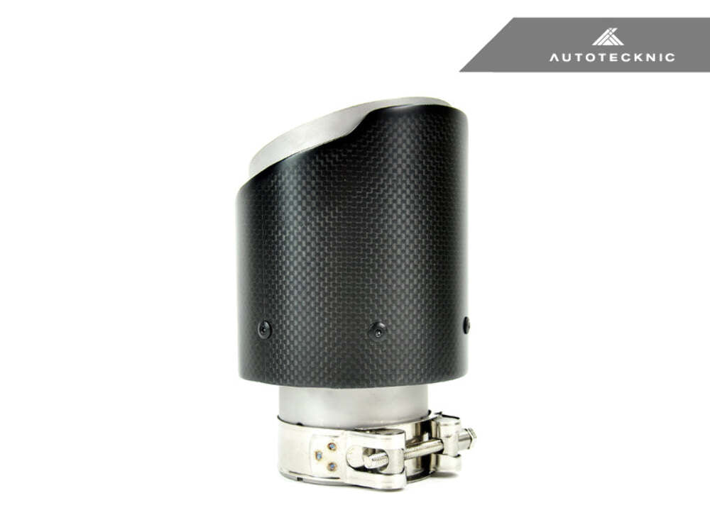 AutoTecknic UN-0008 Dry Carbon Fiber Exhaust Tip