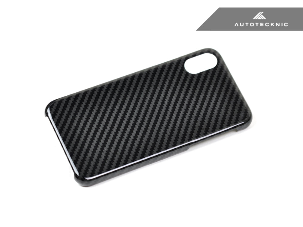 AutoTecknic UN-0010-G Carbon Fiber Case iPhone X Gloss Finish