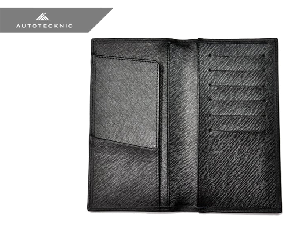 AutoTecknic UN-0027 Carbon Fiber Checkbook Holder