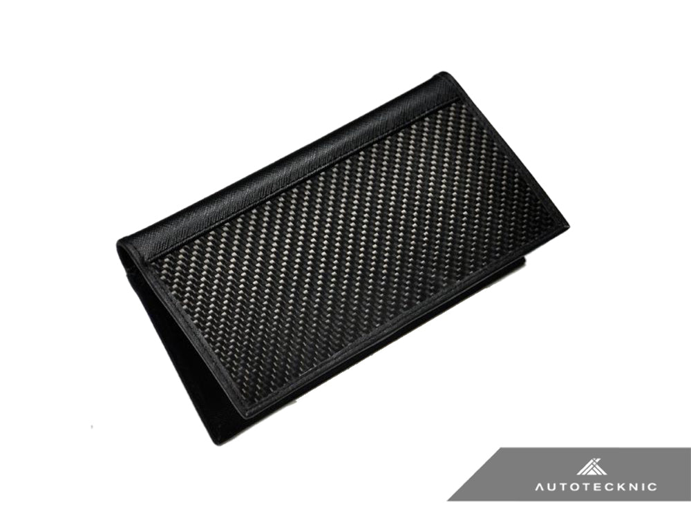 AutoTecknic UN-0027 Carbon Fiber Checkbook Holder