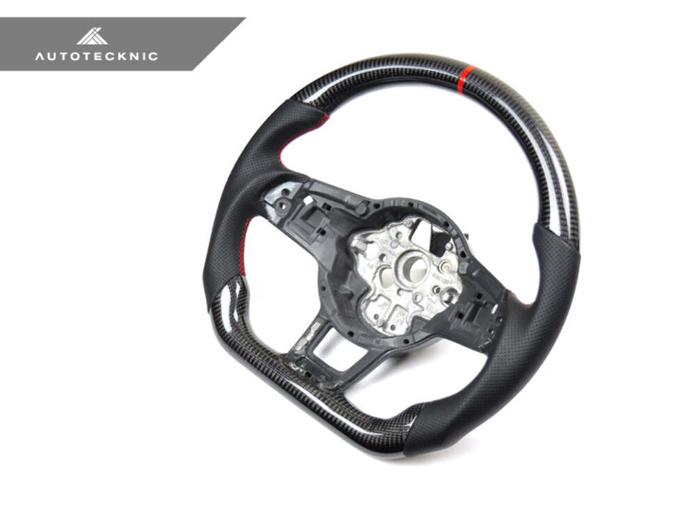 AutoTecknic VW-0001 Carbon Fiber Steering Wheel For VW Golf 7 GTI Golf R