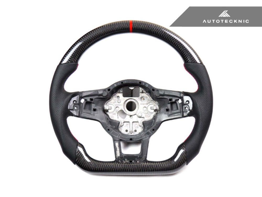 AutoTecknic VW-0001 Carbon Fiber Steering Wheel For VW Golf 7 GTI Golf R