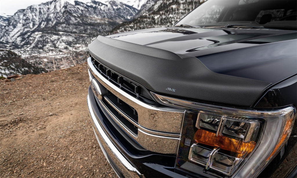 Auto Ventshade 436196 Aeroskin II Hood Protector Textured Black Fits 21-24 F-150