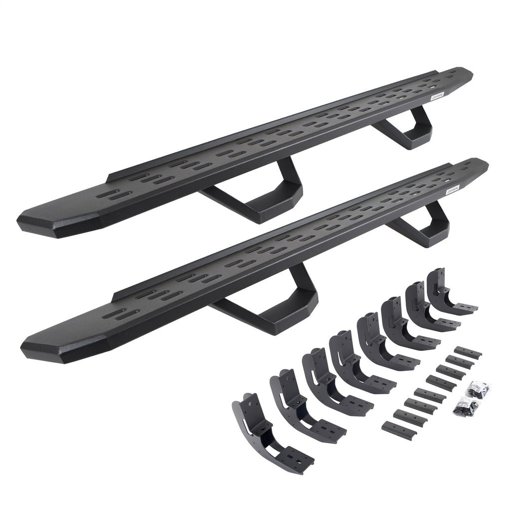 Go Rhino 6960488020PC RB30 Running Boards w/Mounting Brackets